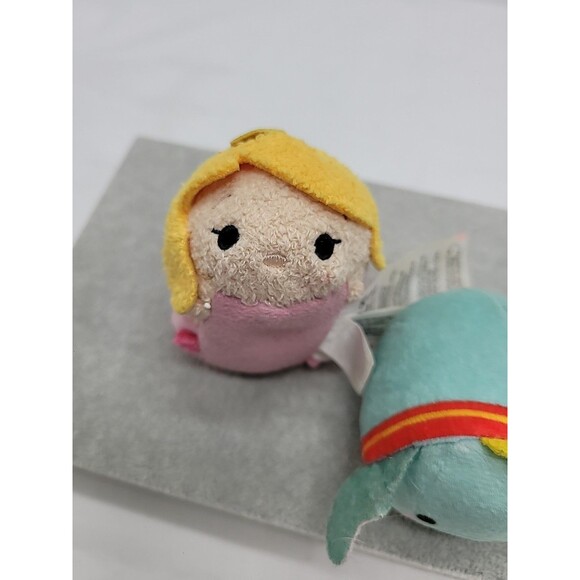 Disney "Tsum Tsum" Mini Plush Character Toy  Dumbo and Princess Aurora Lot Of 2 - Picture 4 of 16